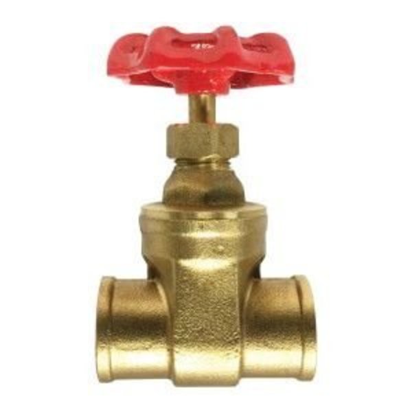 Midland Metal Gate Valve, Lead Free, 34 Nominal, Copper End Style, 200 psi WOG125 psi WSP Pressure, Media Cold 940143LF